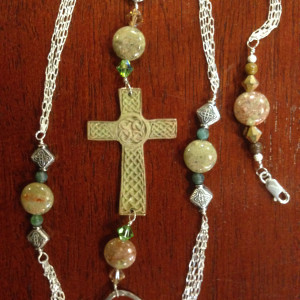Bronze Celtic Cross Necklace