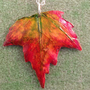Fall Leaf - Large Copper