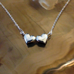 GMD - Double Heart Monogram Necklace4